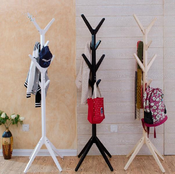 Tree Hall Entryway Stand Free Standing Coat Rack with Sturdy Base for Clothes, Hats, Handbags,Umbrella