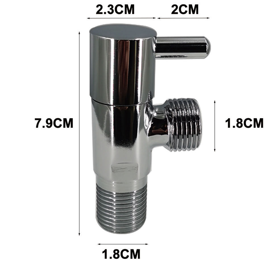 YUNDOOM OEM 2 Inch Brass Shower Valve Fitting Material Single Cold Chrome Color 1/2