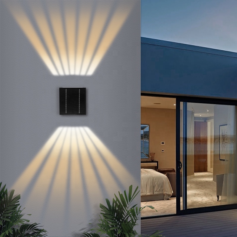 High quality outdoor wall lighting wall mounted outdoor solar lights up and down wall light