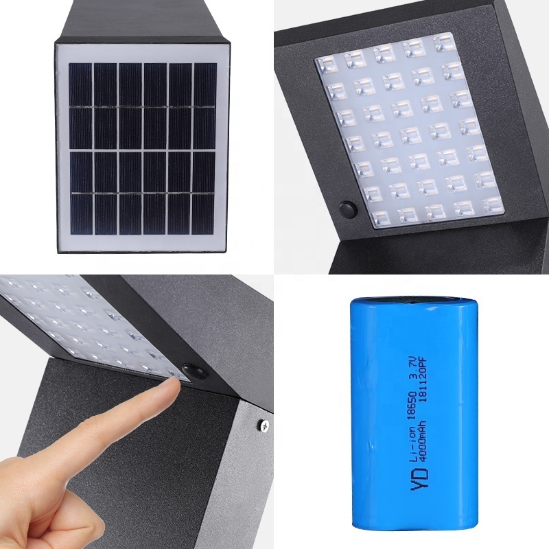 Yunduo garden lights outdoor led solar garden lawn light for lawn patio yard walkway