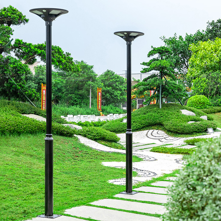 Motion Sensor Control UFO Round Garden Outdoor Waterproof 25w All In One Solar Led Street Light