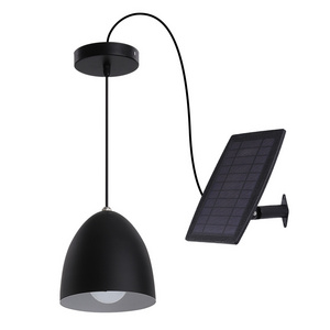 IP55 Waterproof Iron Lithium Battery Garden Ceiling Light Wall Mounted Indoor Led Solar System Chandelier Pendant Light