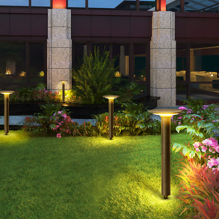 Classical turkish decorative UFO head lawn outdoor waterproof IP65 solar led bollard light