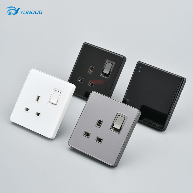 Modern UK standard switch cover wall plates blank wall plate