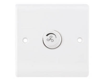 Easy installation 1gang switch with 220v white color 500W Fan Dimmer