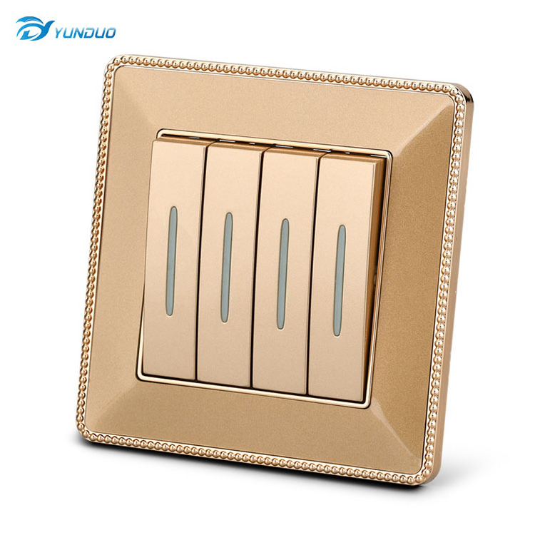 1 Gang 1 way 2 way switch 250V Luxury Wall Light Switch Intermediate Wall Electrical Switch