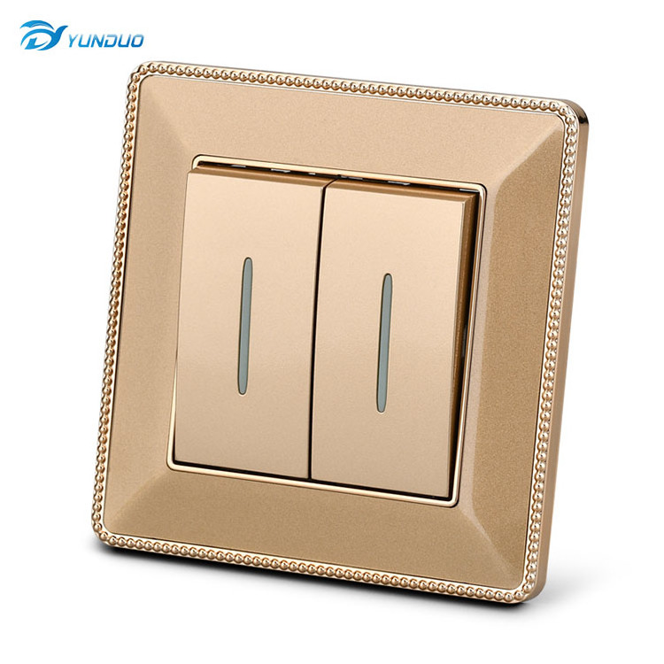 1 Gang 1 way 2 way switch 250V Luxury Wall Light Switch Intermediate Wall Electrical Switch