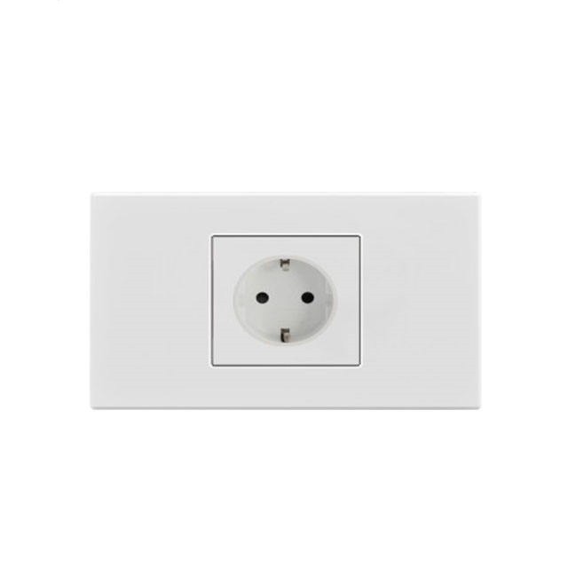 Home Used Electric Power Plug 2 Gang 6 pin US Switch and Socket