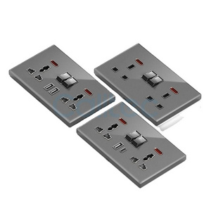 Modern UK standard switch cover wall plates blank wall plate