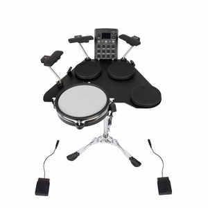 Portable digital drum set 8" mesh snare drum Simulate acoustic drum pad and cymbal position with rubber tom pads Meideal OEM