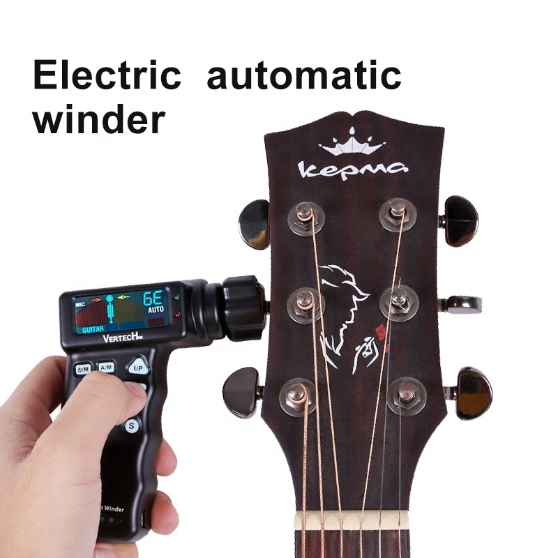 Verterchnk Automatic Tuning Without Turning The Knob Manually Automatic Guitar Tuner Can Be Charged Guitar Tuner Oem