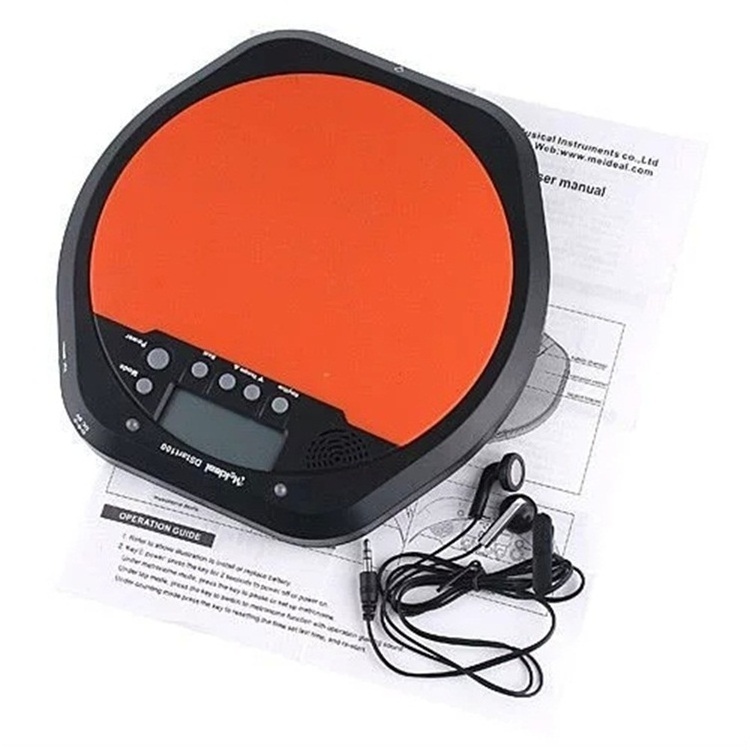 Drum Metronome Digital LCD Display Electronic Drum Simulation Pad Drummer Pad for Drummer Practice OEM Custom Meideal DS100