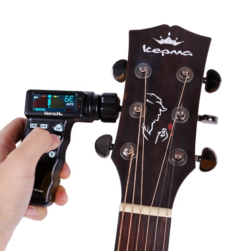 Verterchnk Automatic Tuning Without Turning The Knob Manually Automatic Guitar Tuner Can Be Charged Guitar Tuner Oem