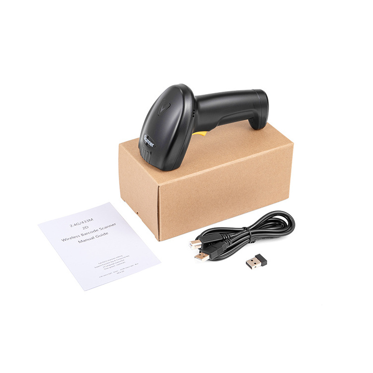 economic 2d qr handheld barcode scanner USB RS232 bar code reader 1d 2d qr for retail store lector codigo de barras bluetooth