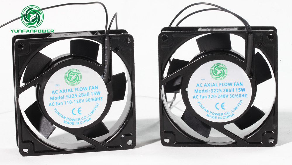 Low price 9225 92x92x25mm 110V 220V 380v ac axil fan carrier air conditioner window ac fan motor