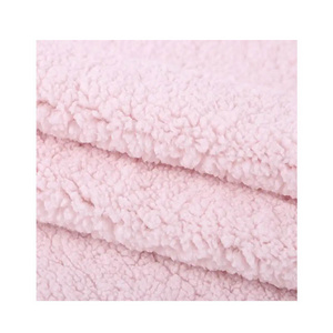 Manufacturers single-sided cotton lamb velvet for pillow pajamas home clothes knitted flannel cotton velvet Lamb Wool fabric