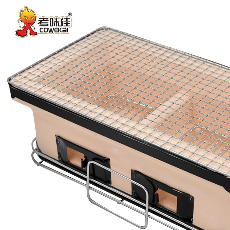 Wholesale Mini Japanese Style Yakitori Grill Ceramic Tabletop Grill Charcoal Hibachi Kebab Grill