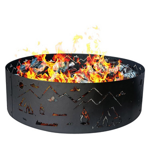 New Arrival Foldable Heating Firepit Outdoor Camping Hiking BBQ Stainless Steel Bonfire Pit