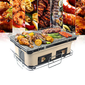 Wholesale Mini Japanese Style Yakitori Grill Ceramic Tabletop Grill Charcoal Hibachi Kebab Grill