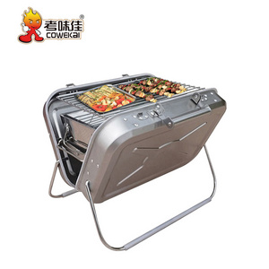 High Quality Outdoor Camping Table Grill Portable Folding Stainless Steel Charcoal Grills BBQ