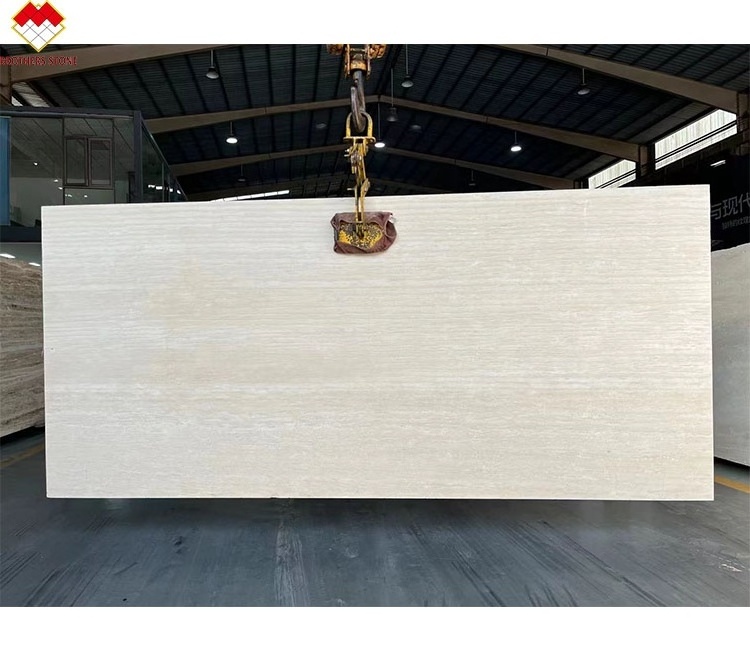 Modern Design Wholesale Marble White Travertine Tiles Polished Slab Wall Floor for Pool Super White Travertine Marble Tiles