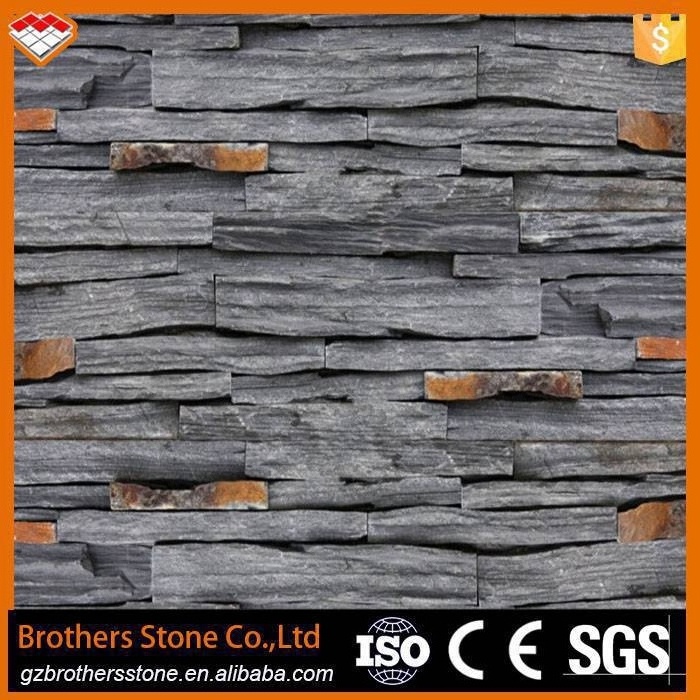 Factory price wholesale faux fur artificial stone dry stack faux tile wall panel