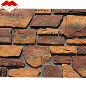 Modern Artificial Faux Stone Wall Panels Outdoor PU Stone