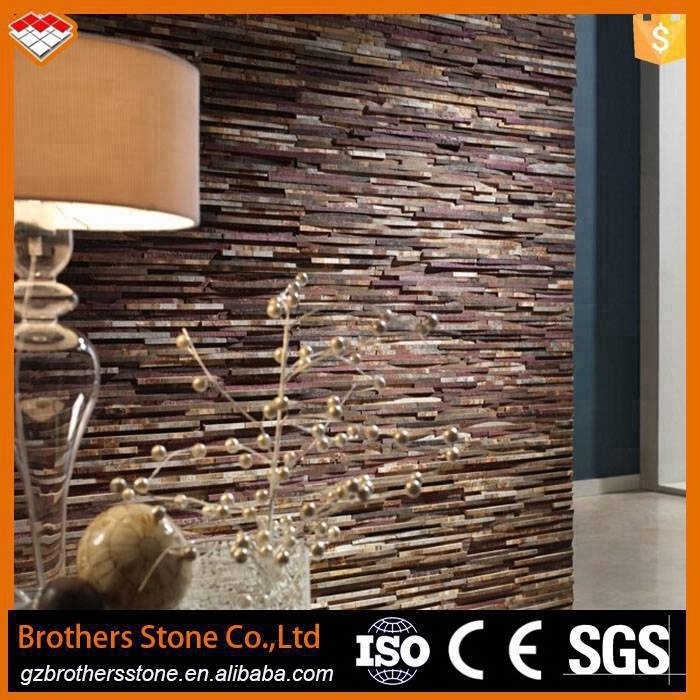 Factory price wholesale faux fur artificial stone dry stack faux tile wall panel