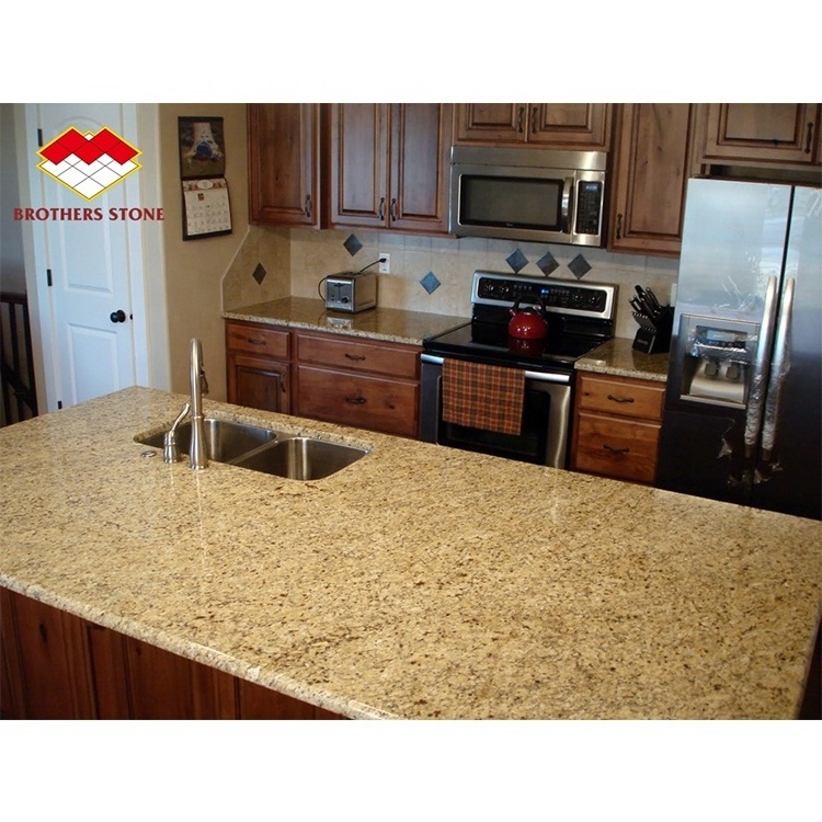 G682 Granite Quarry Factory and Manufacture Yellow Colour G682 Granite Prefab Countertop