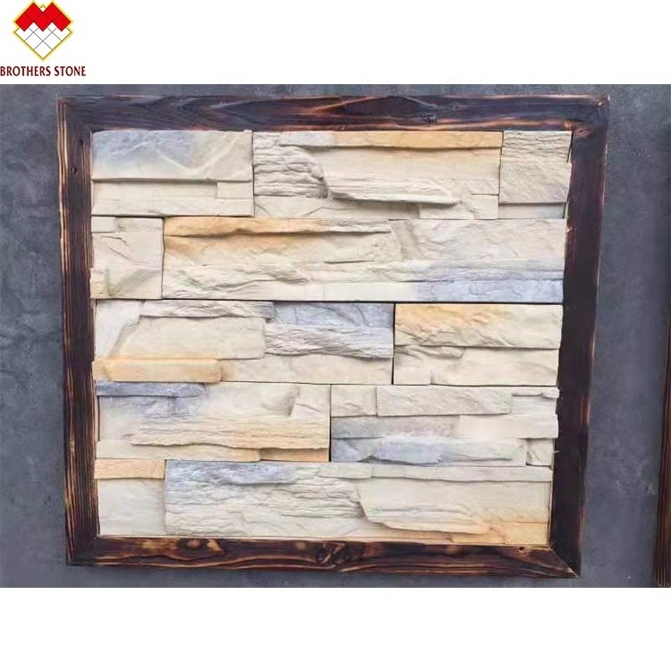 Exquisite Design Artificial Thin Brick Cheap Stone Panel Wall Faux Culture Stone