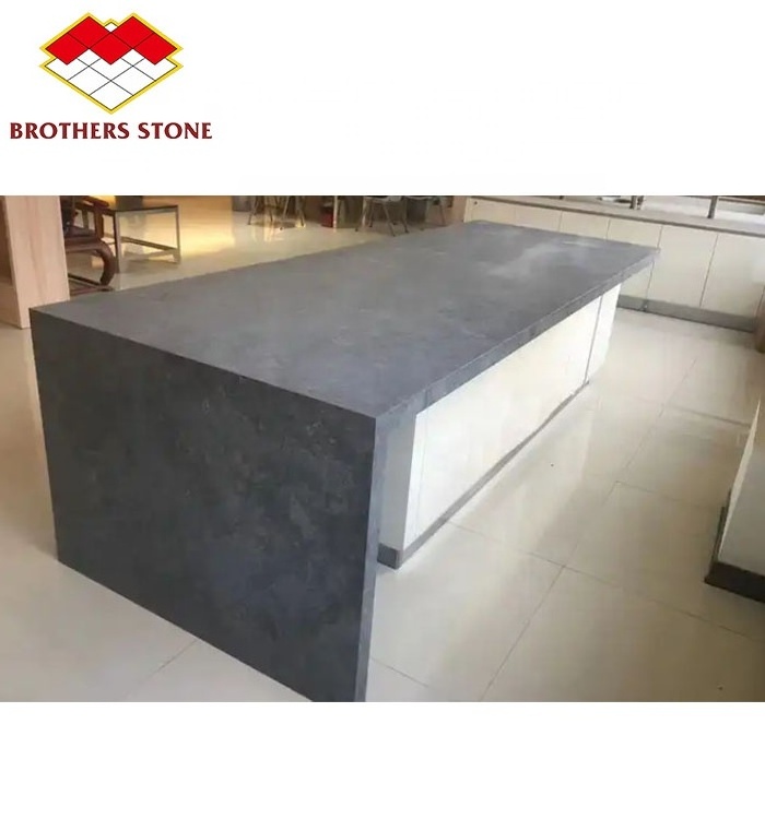 Grey Concrete Cement Quartz Slab Artificial Stone for Prefab Quartz Countertops Wall and Floor Flooring for Dining