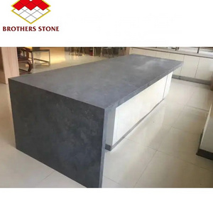 Grey Concrete Cement Quartz Slab Artificial Stone for Prefab Quartz Countertops Wall and Floor Flooring for Dining