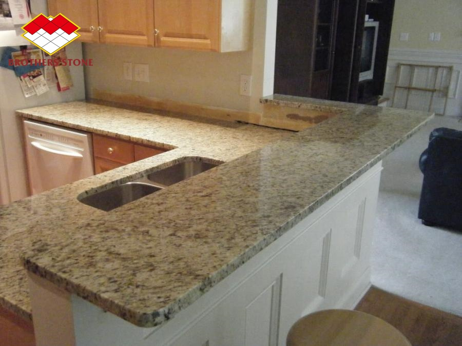 G682 Granite Quarry Factory and Manufacture Yellow Colour G682 Granite Prefab Countertop