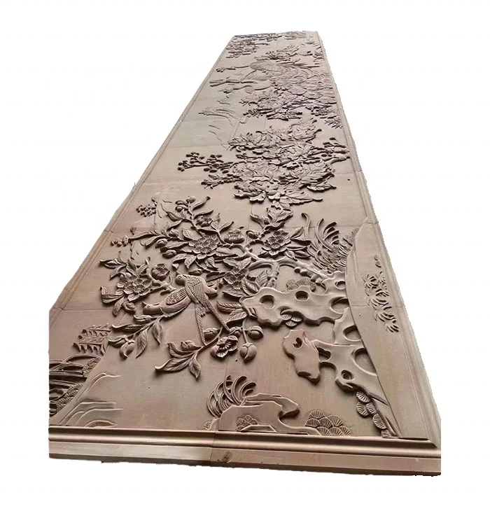 Custom Carved Natural Australia Red Sandstone Landscape Relief Sculpture 3D Art Wall Mural Marble Stone Relief