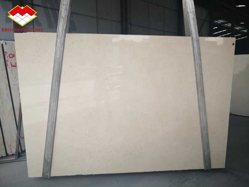 Spanish Cheap Beige Marble Tiles Cut to Size Marble Crema Marfil Wholesale