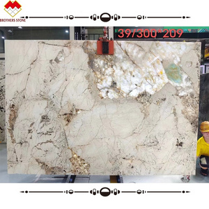 Brazil luxury stone Backlit Pandora marble onyx Aluminium Composite Panels Patagonia marble for countertop and wall decor