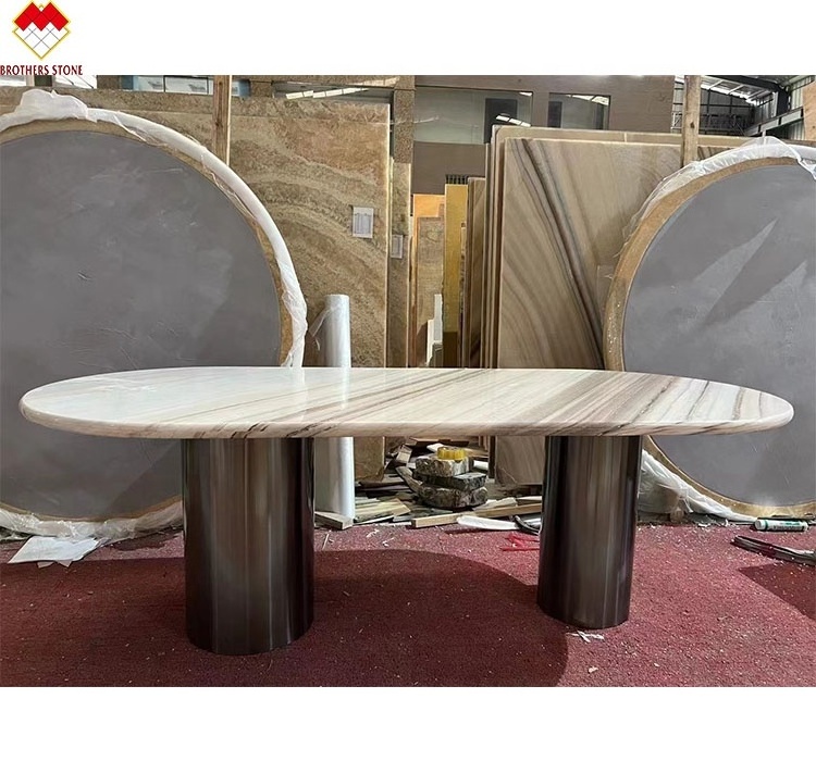 Italy ocean blue marble coffe table with draw Modern Palissandro blue marble table top modern marble dining table