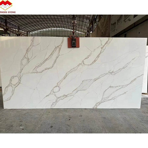 OEM/ODM Quartzo best quality calacatta white quartz stone slab artificial stones quartz countertops for kitchens