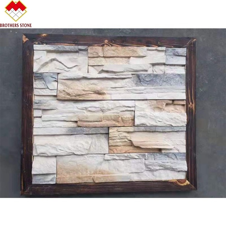 Exquisite Design Artificial Thin Brick Cheap Stone Panel Wall Faux Culture Stone