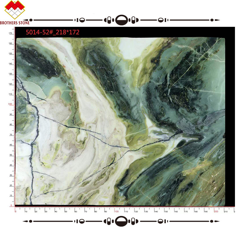 Brothers Stone dreaming paradise marble stone natural transparent green onyx tile marble slab price wholesale