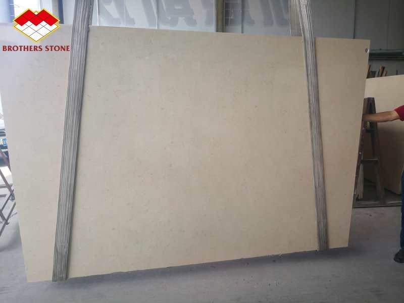 Spanish Cheap Beige Marble Tiles Cut to Size Marble Crema Marfil Wholesale