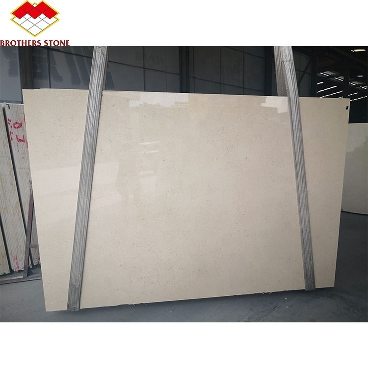 Spanish Cheap Beige Marble Tiles Cut to Size Marble Crema Marfil Wholesale