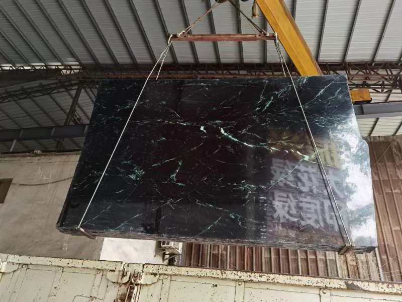 Wholesale emerald luminous green marble slab verde dark empress marble tile emperador green vert guatemala marble