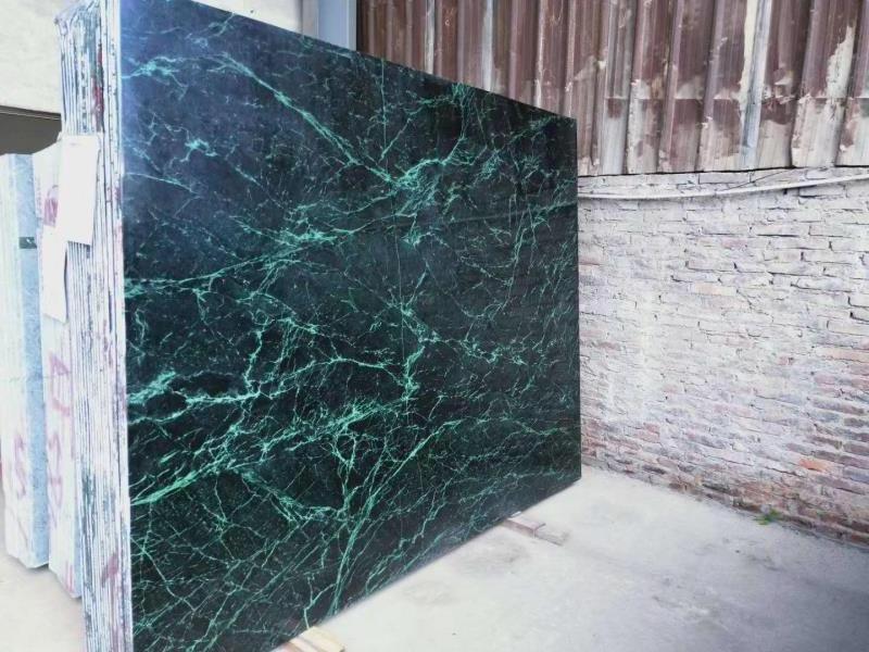 Wholesale emerald luminous green marble slab verde dark empress marble tile emperador green vert guatemala marble