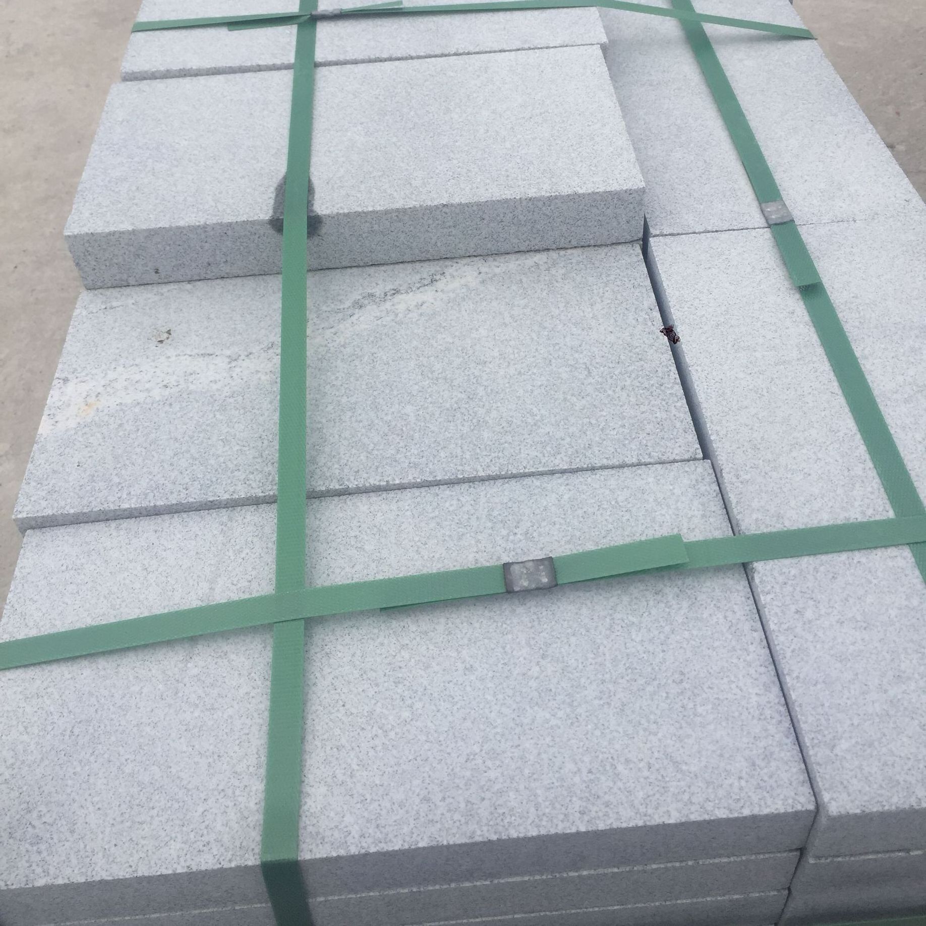 Granite Factory natural cobblestone flamed light grey granite slab Chineses G603 light grey Granite