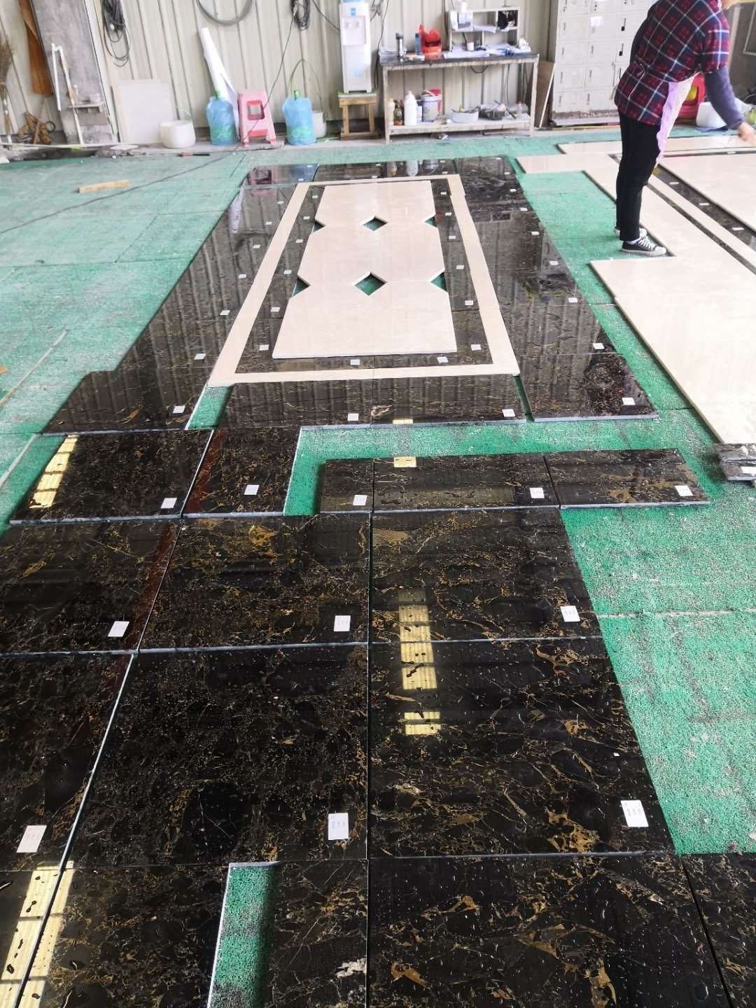 Gold and Black Marble Slab With Golden Athens Marbles Black Marble Slabs