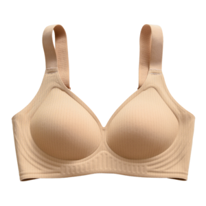 Women's Comfortable Bra with Large Cups and Steel Ring Gathered for Small Breasts Marked for Larger Breasts