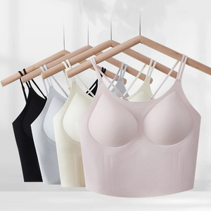 Summer Removable  belt wire free bra non-   two wear bra sexy top half cup  push up bra