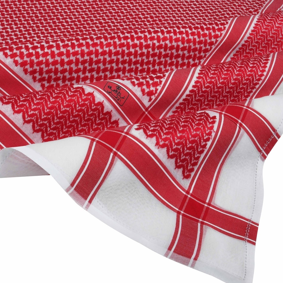 Wholesale High Quality Red Arab Men Yashmagh Shemagh Wrap Muslim Headwear Shemagh Omanais Keffiyeh Palestine Scarf