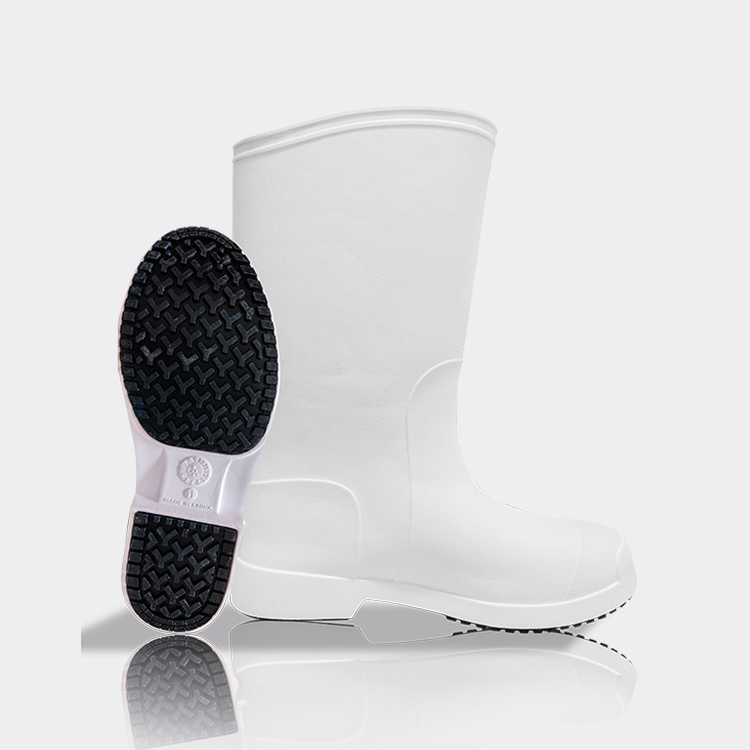 High-Traction Lightweight Rain Boots for Food Processing Environments